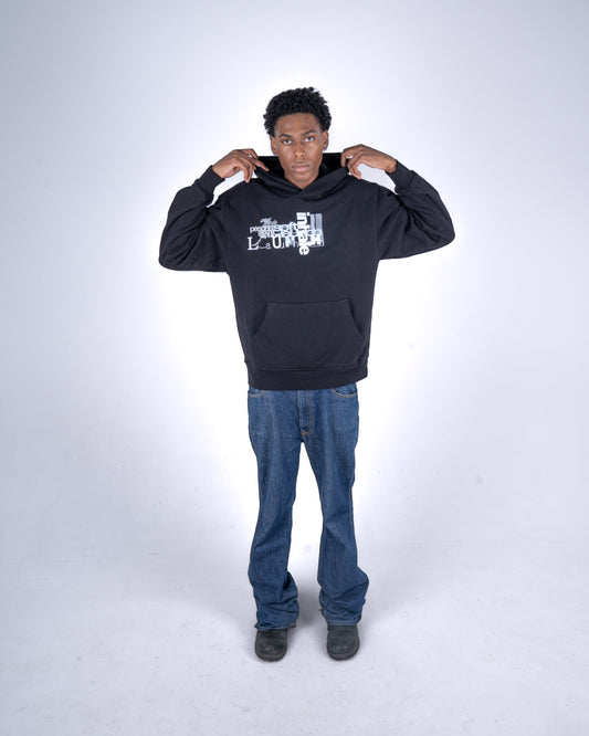 "soft launch" 1.0 Black Hoodie